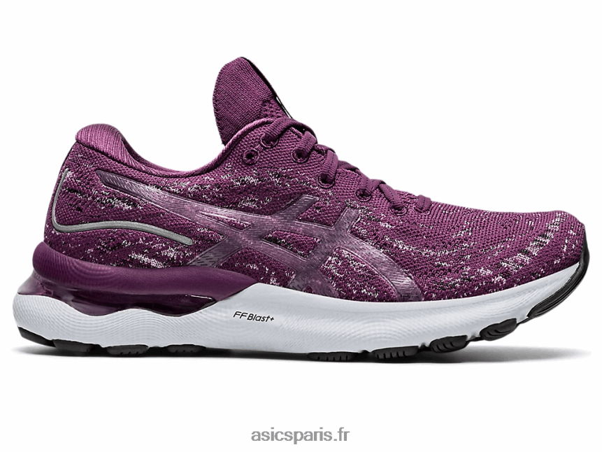 femmes Asics gel-nimbus 24 mk BXL8B23485 prune profond/quartz rose