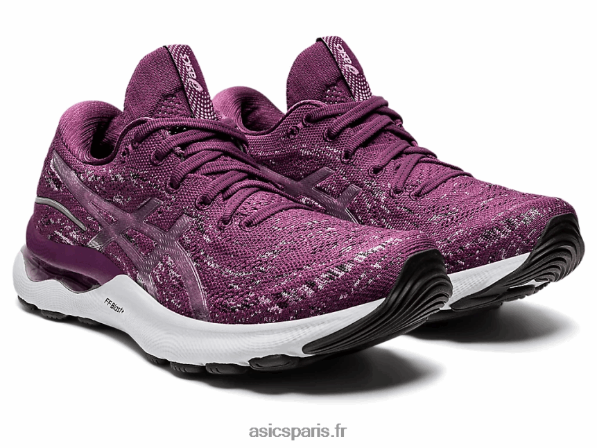 femmes Asics gel-nimbus 24 mk BXL8B23485 prune profond/quartz rose