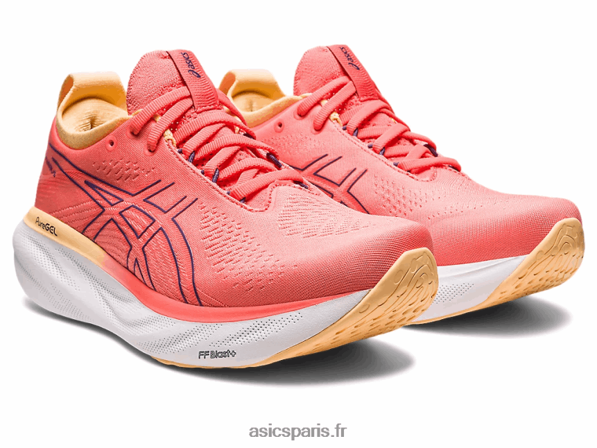 femmes Asics gel-nimbus 25 BXL8B22149 papaye/violet poussiéreux