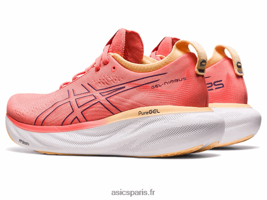 femmes Asics gel-nimbus 25 BXL8B22149 papaye/violet poussiéreux