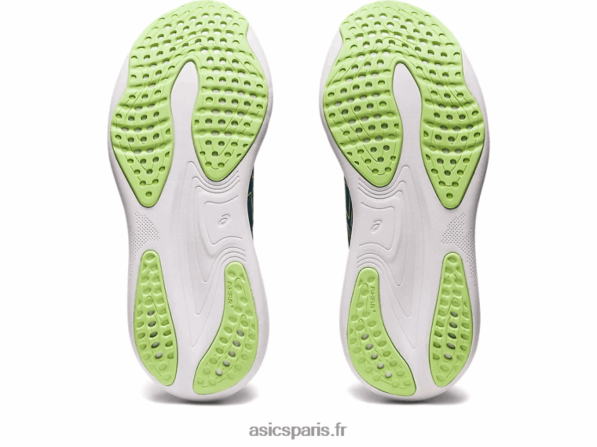 femmes Asics gel-nimbus 25 BXL8B22259 sarcelle d\'encre/vert citron