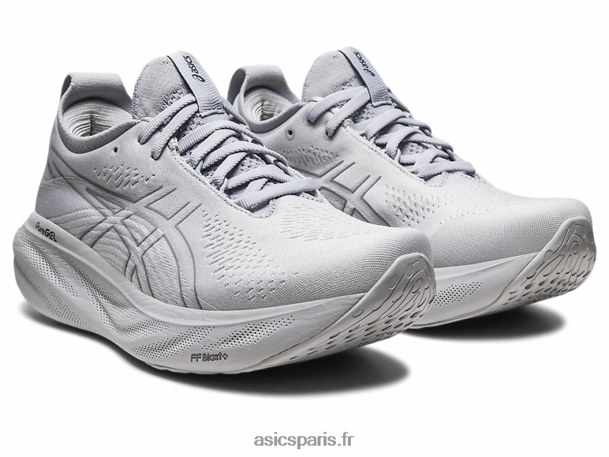 femmes Asics gel-nimbus 25 BXL8B22369 gris piémont/roche en feuille