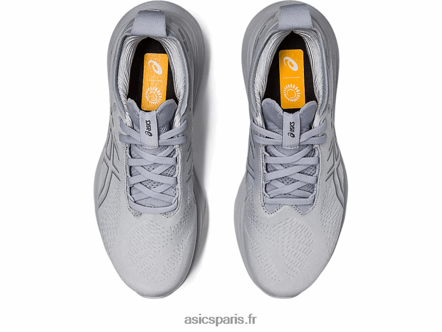 femmes Asics gel-nimbus 25 BXL8B22369 gris piémont/roche en feuille