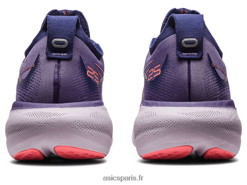 femmes Asics gel-nimbus 25 BXL8B22372 violet poussiéreux/papaye