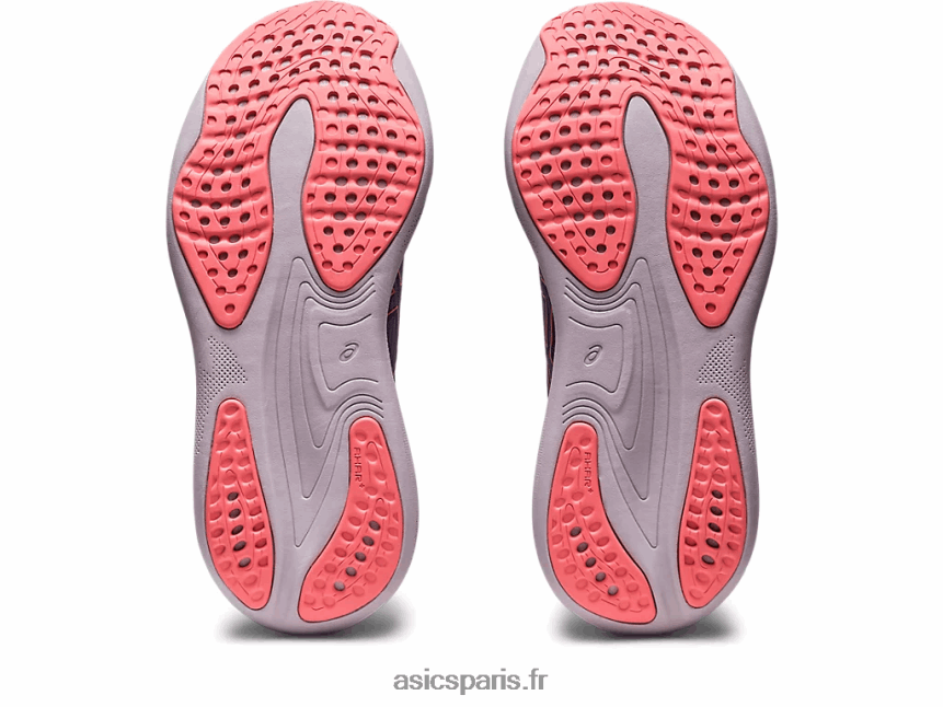 femmes Asics gel-nimbus 25 BXL8B22372 violet poussiéreux/papaye