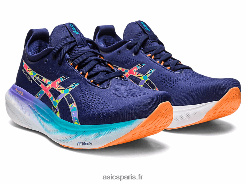 femmes Asics gel-nimbus 25 lite-show BXL8B22374 zeste de citron vert/spectacle léger