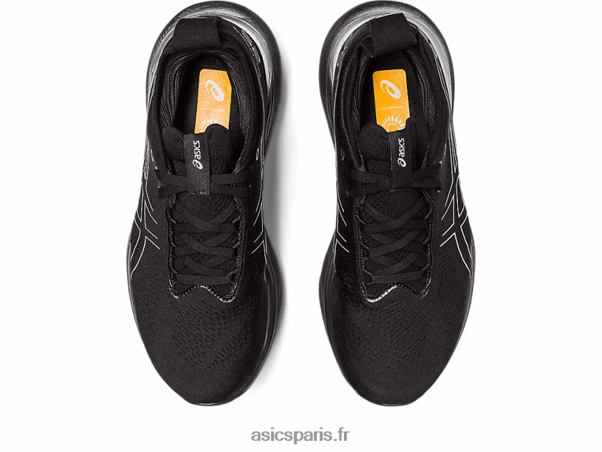 femmes Asics gel-nimbus 25 platine BXL8B22379 noir/argent pur