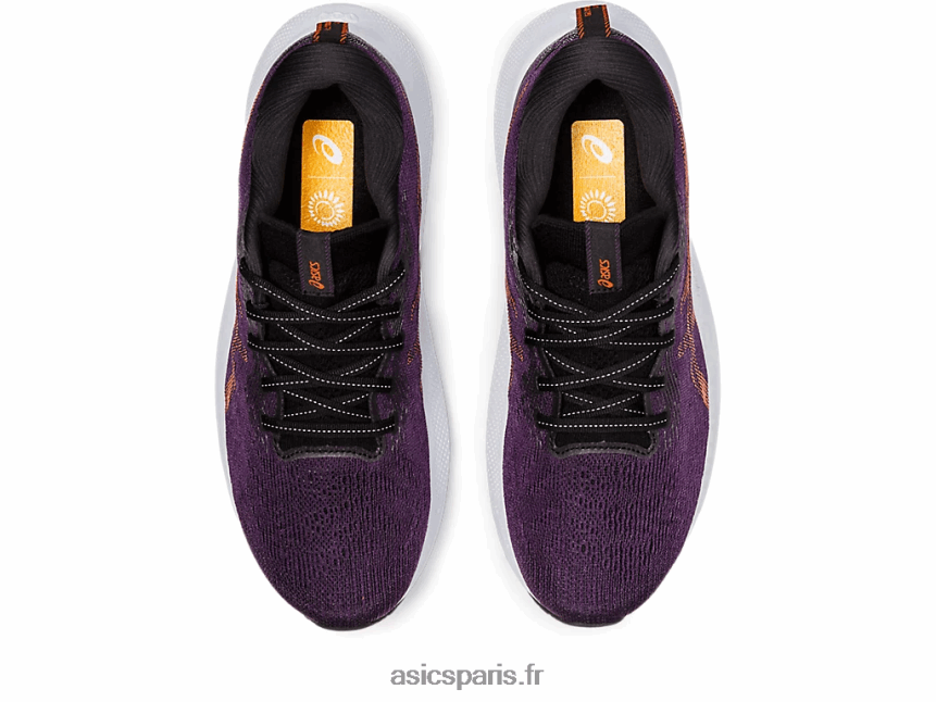 femmes Asics gel-nimbus lite 3 BXL8B23019 teinte de nuit/orange nova