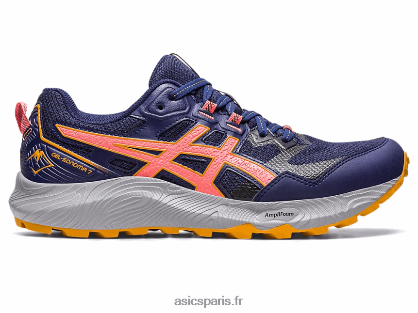 femmes Asics gel-sonoma 7 BXL8B22215 bleu indigo/papaye