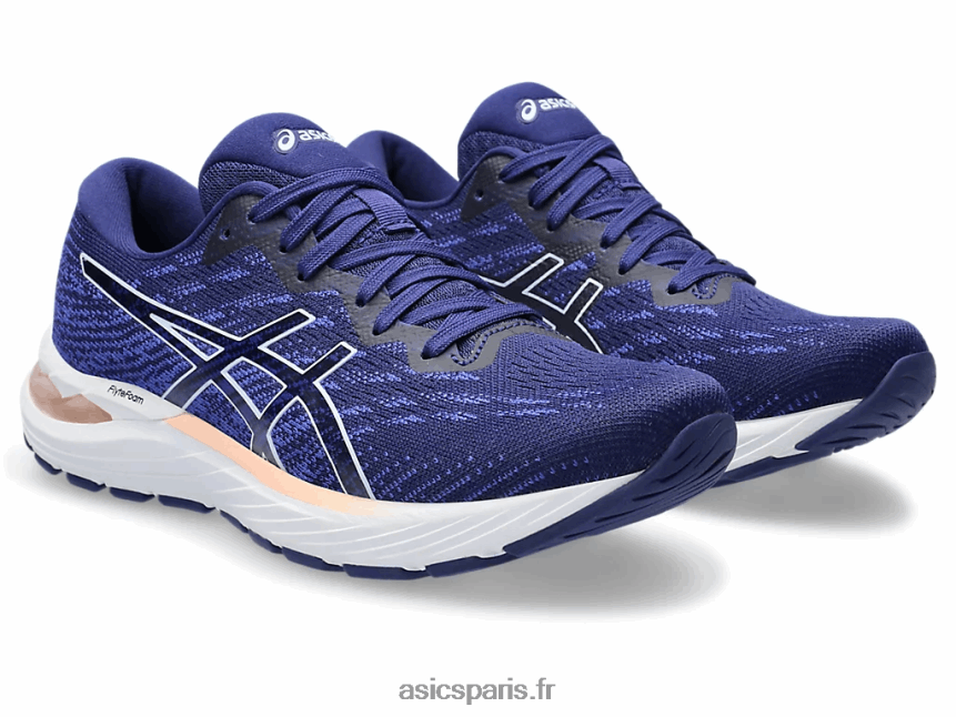 femmes Asics gel-stratus 3 tricot BXL8B22342 bleu plongeant/ciel doux