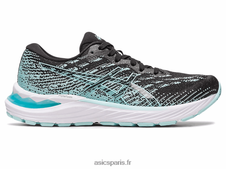 femmes Asics gel-stratus 3 tricot BXL8B22346 noir/bleu clair