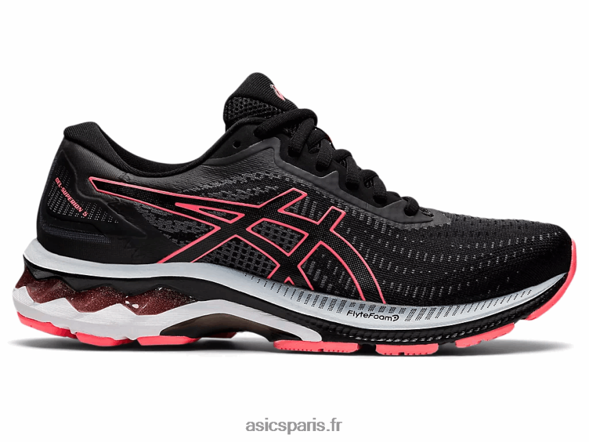 femmes Asics gel-superion 5 BXL8B22606 noir/corail flamboyant