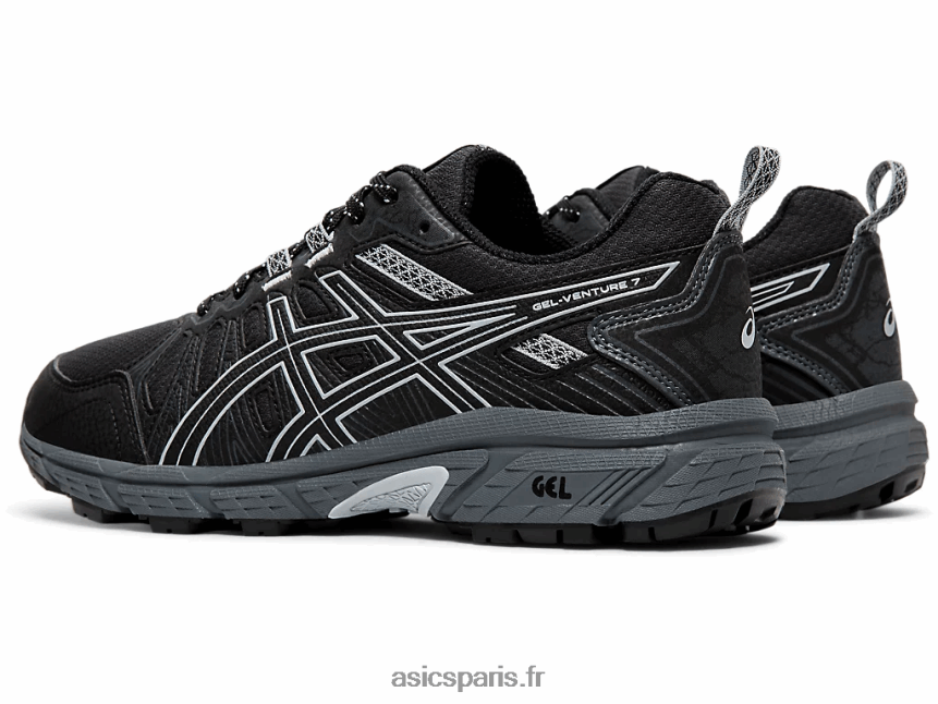 femmes Asics gel-venture 7 BXL8B24209 noir/gris piémont