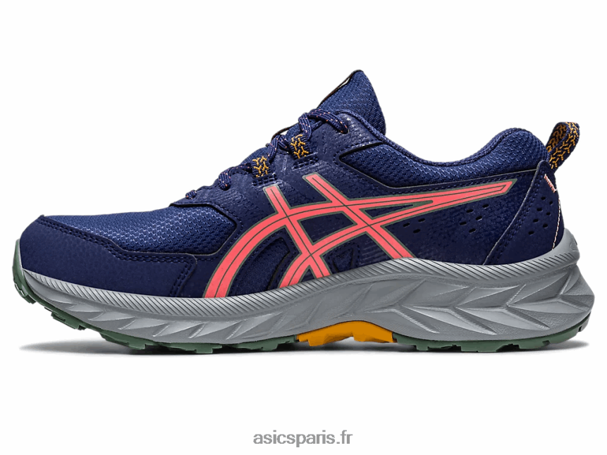 femmes Asics gel-venture 9 large BXL8B22205 bleu indigo/papaye