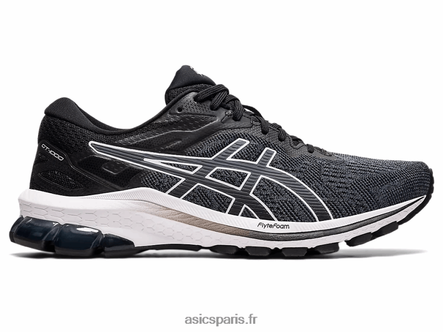 femmes Asics gt-1000 10 de large BXL8B23995 noir blanc
