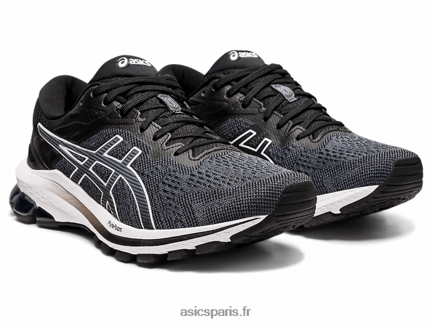 femmes Asics gt-1000 10 de large BXL8B23995 noir blanc