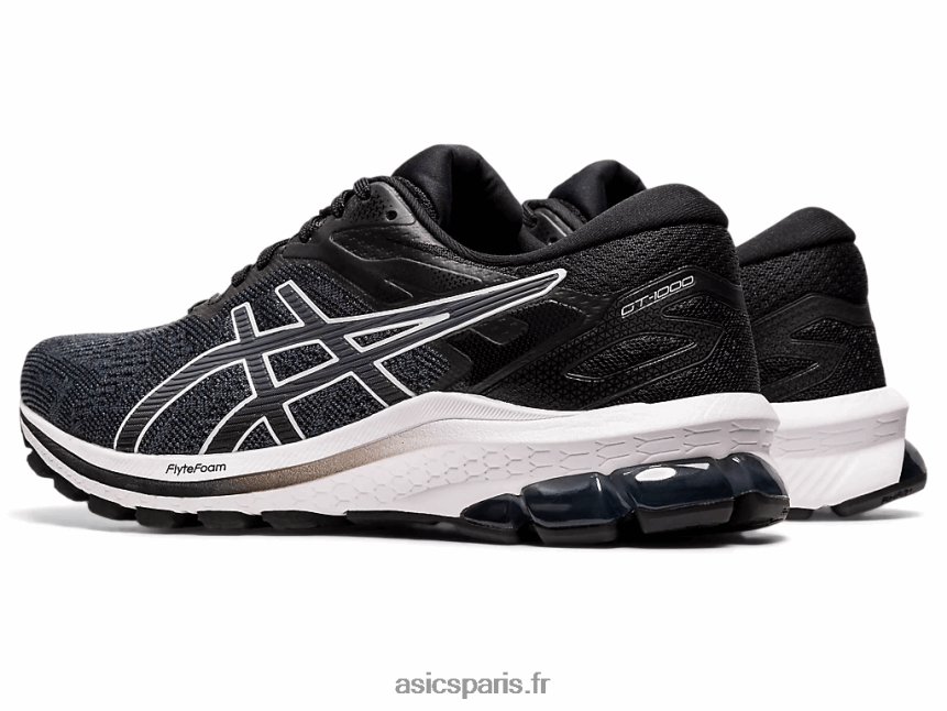 femmes Asics gt-1000 10 de large BXL8B23995 noir blanc