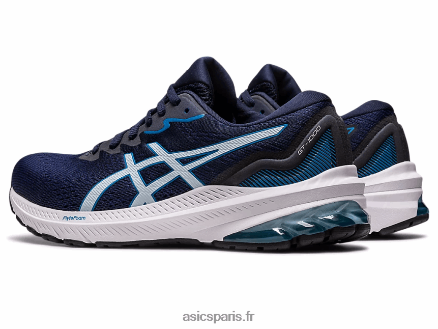 femmes Asics gt-1000 11 de large BXL8B22434 bleu indigo/ciel