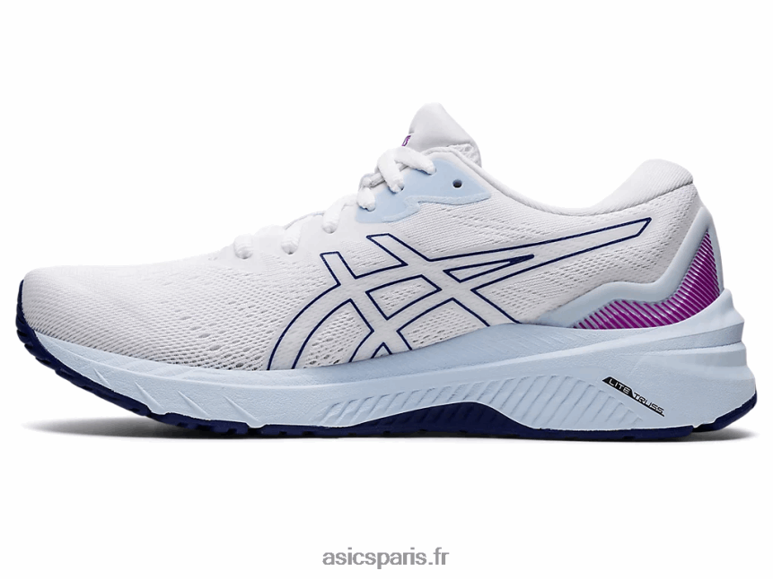 femmes Asics gt-1000 11 de large BXL8B22878 blanc/bleu de plongée