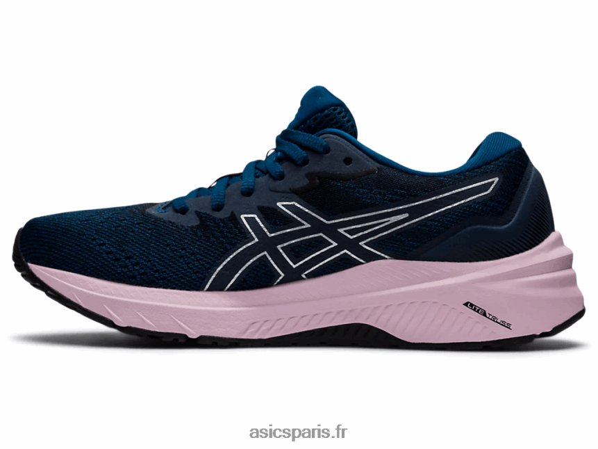 femmes Asics gt-1000 11 de large BXL8B23223 bleu mako/rose pâle
