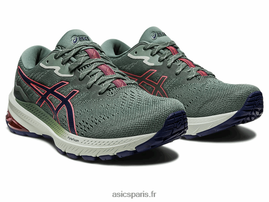 femmes Asics gt-1000 11 tr baignade nature BXL8B22438 bain nature/papaye