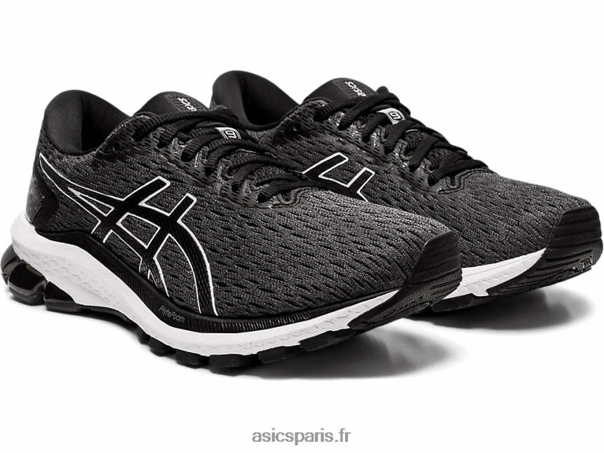 femmes Asics gt-1000 9 de large BXL8B24132 transporteur gris/noir