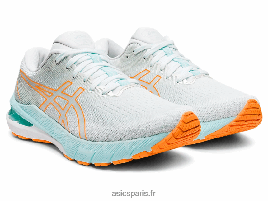femmes Asics gt-2000 10 BXL8B23236 mer apaisante/orange pop
