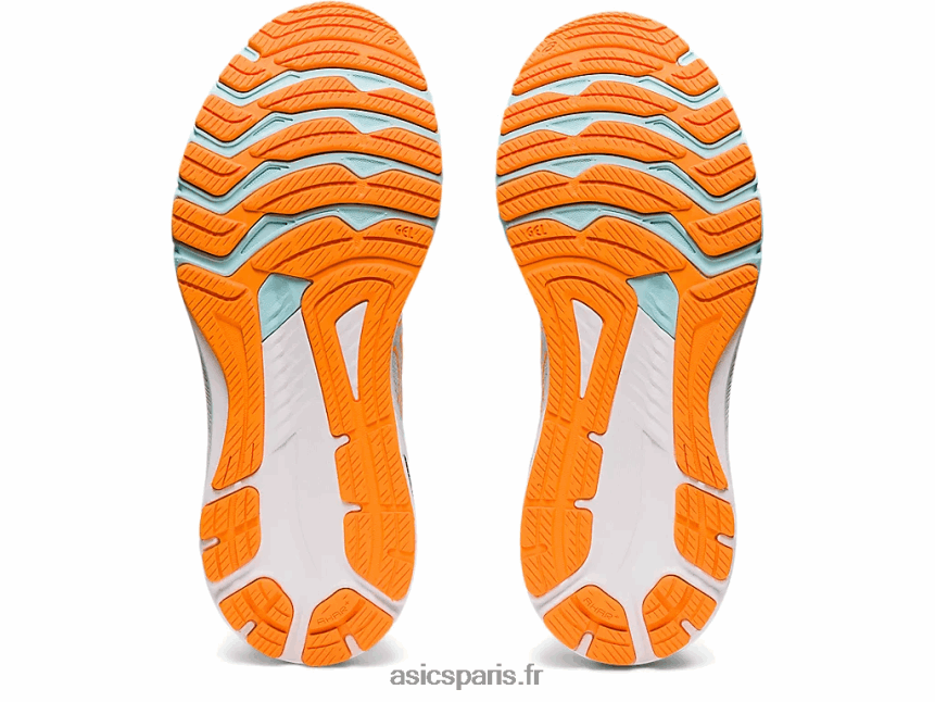 femmes Asics gt-2000 10 BXL8B23236 mer apaisante/orange pop