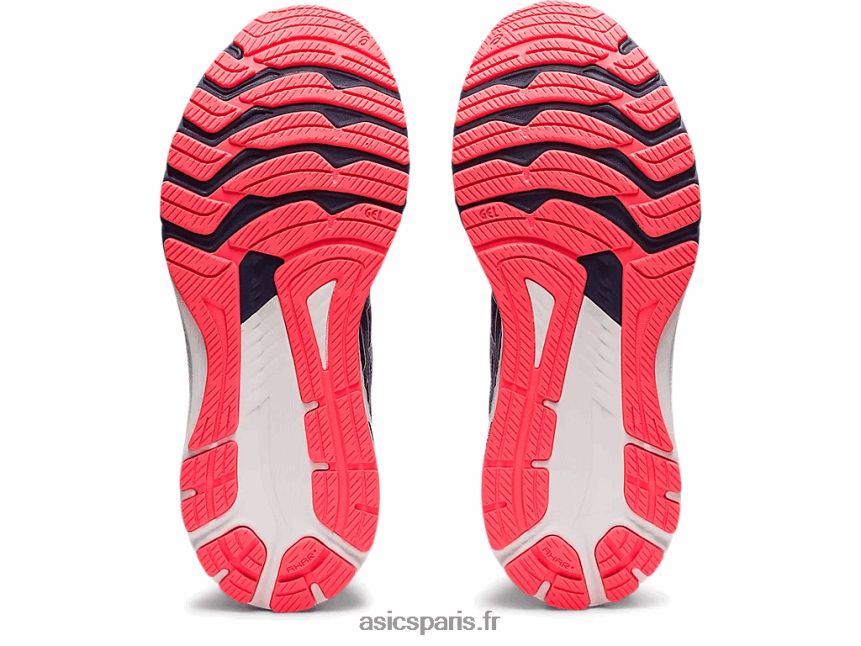 femmes Asics gt-2000 10 BXL8B23691 corail flamboyant/bleu tonnerre