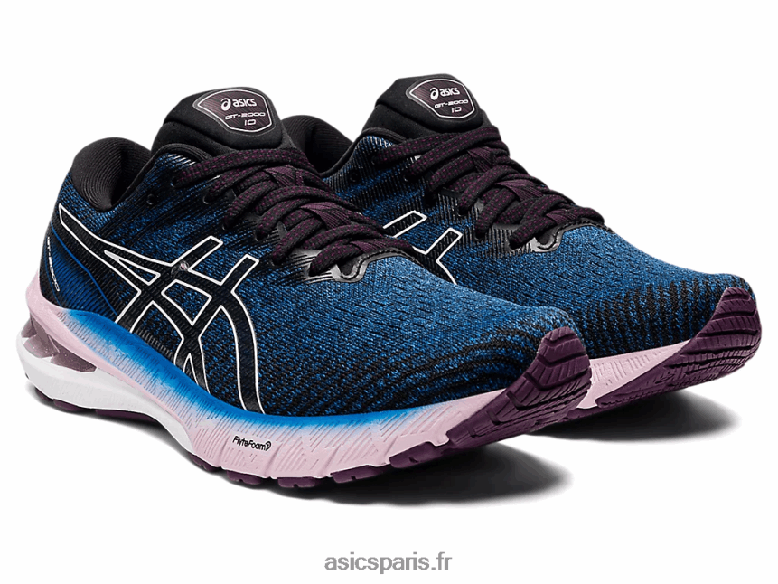 femmes Asics gt-2000 10 de large BXL8B23445 promenade du lac/blanc