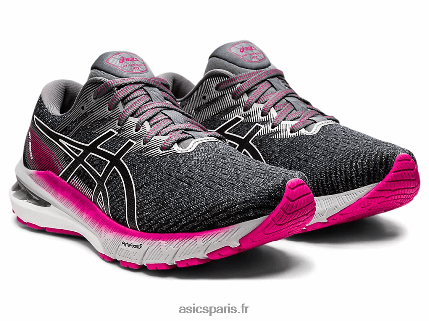 femmes Asics gt-2000 10 étroit BXL8B23687 tôle/rave rose