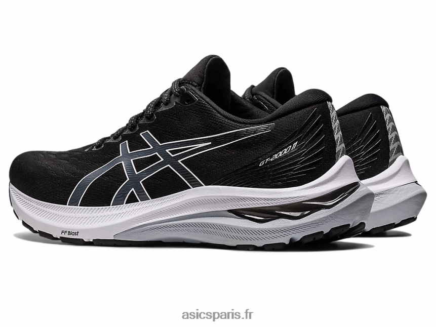 femmes Asics gt-2000 11 de large BXL8B22660 noir blanc