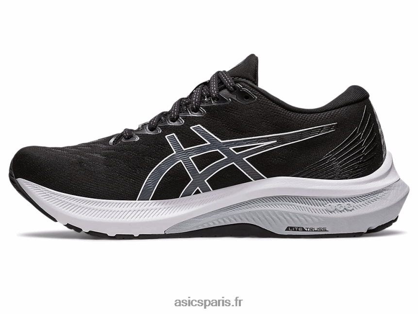 femmes Asics gt-2000 11 de large BXL8B22660 noir blanc