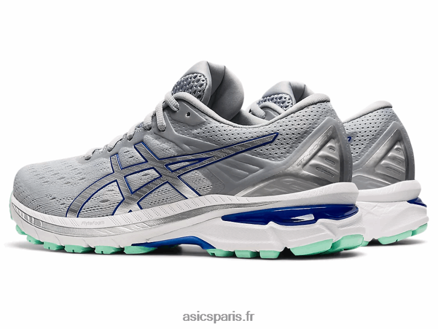 femmes Asics gt-2000 9 BXL8B23850 gris piémont/argent pur