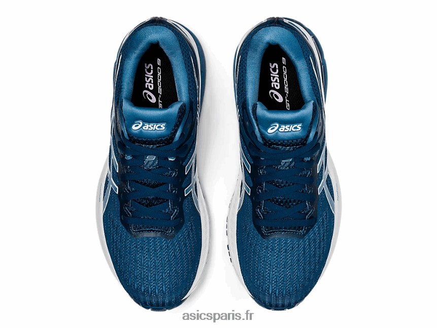 femmes Asics gt-2000 9 de large BXL8B24123 fil mako bleu/gris