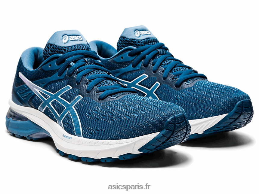 femmes Asics gt-2000 9 étroit BXL8B24124 fil mako bleu/gris