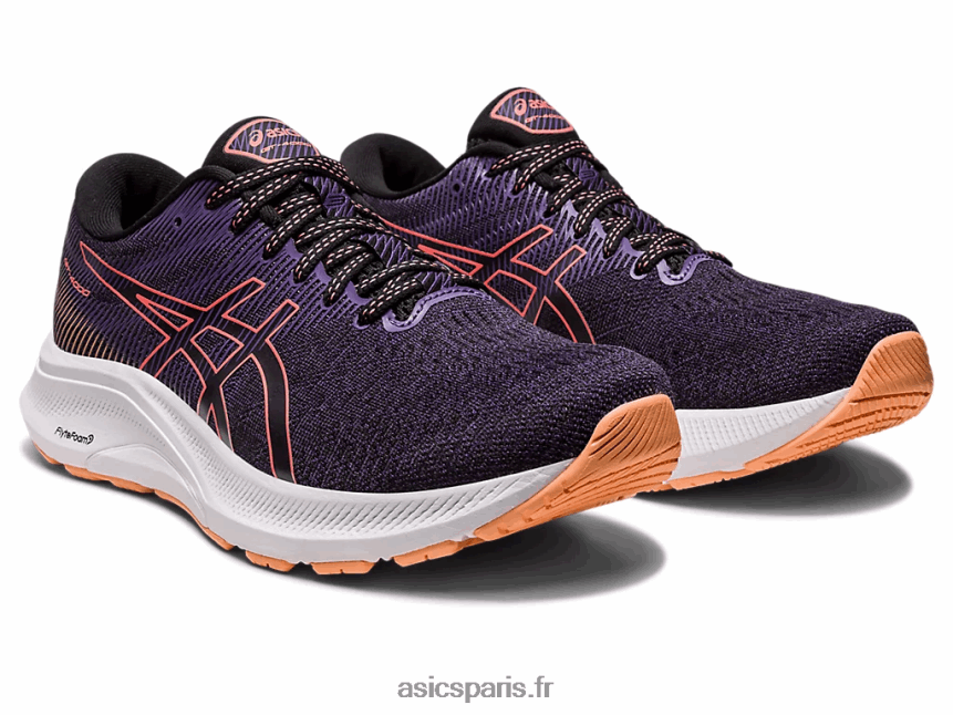 femmes Asics gt-4000 3 de large BXL8B22574 noir/papaye