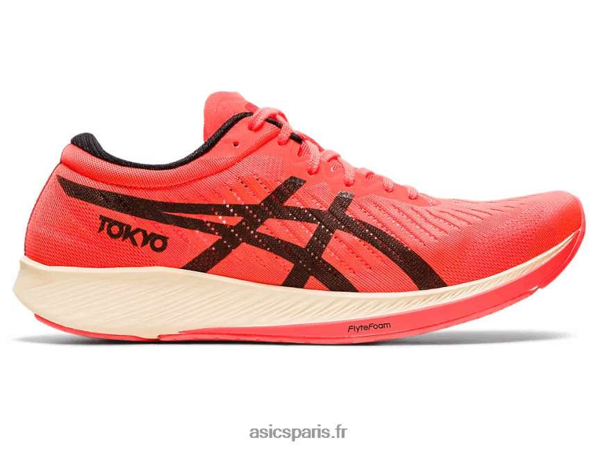 femmes Asics métaracer tokyo BXL8B24159 lever du soleil rouge/noir