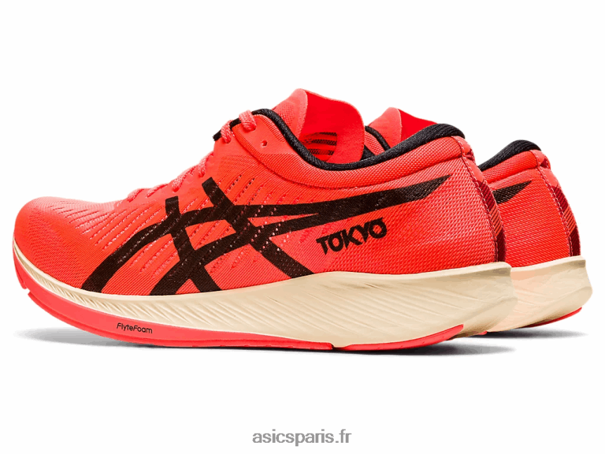 femmes Asics métaracer tokyo BXL8B24159 lever du soleil rouge/noir