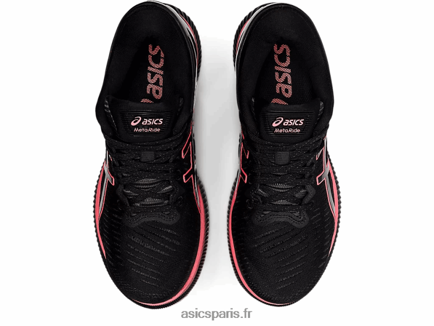 femmes Asics métaride BXL8B23887 noir/corail flamboyant