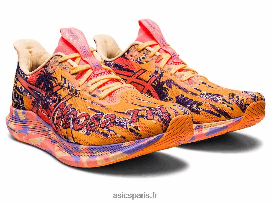 femmes Asics noosa tri 14 BXL8B22383 orange pop/corail flamboyant