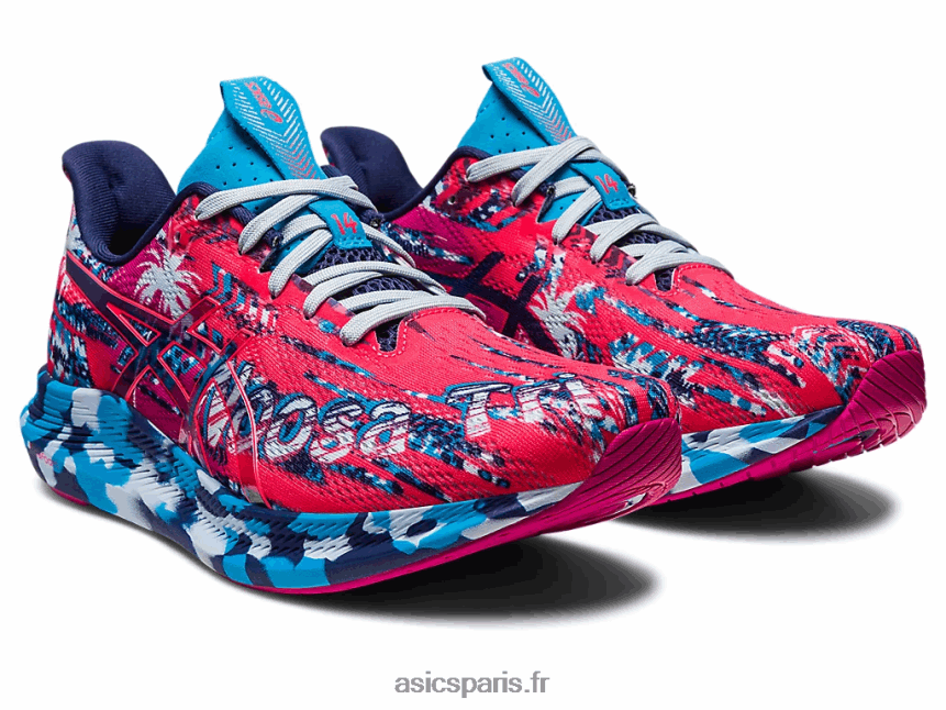 femmes Asics noosa tri 14 BXL8B22397 rose diva/bleu indigo