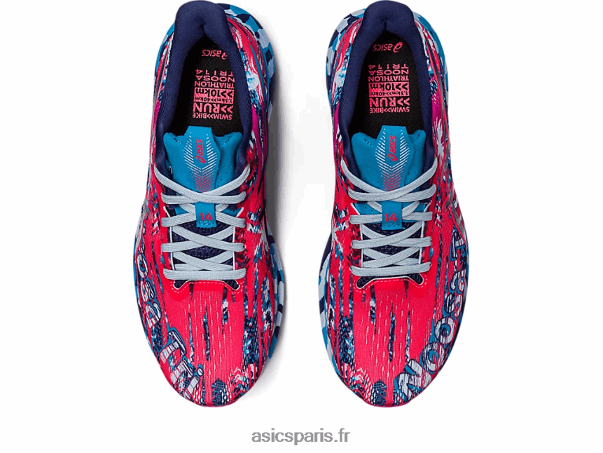 femmes Asics noosa tri 14 BXL8B22397 rose diva/bleu indigo