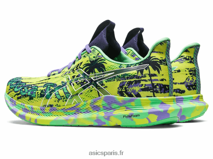 femmes Asics noosa tri 14 BXL8B22412 jaune sécurité/minuit