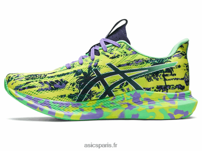femmes Asics noosa tri 14 BXL8B22412 jaune sécurité/minuit