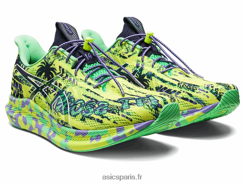 femmes Asics noosa tri 14 BXL8B22412 jaune sécurité/minuit