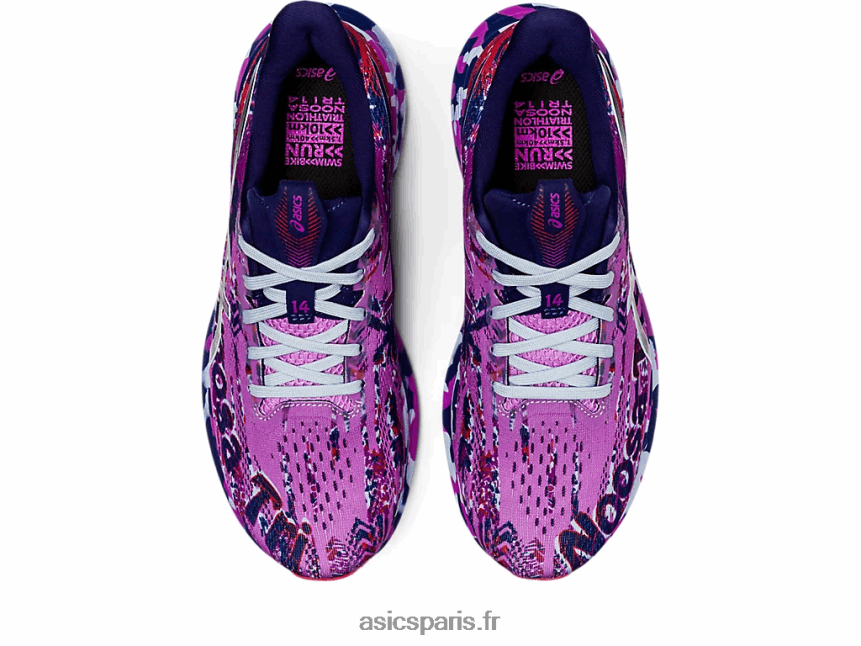 femmes Asics noosa tri 14 BXL8B23119 lueur de lavande/ciel doux