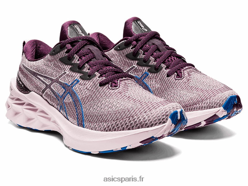 femmes Asics novablast 2 le BXL8B23527 prune profond/rose à peine
