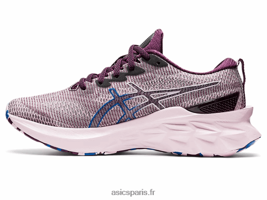femmes Asics novablast 2 le BXL8B23527 prune profond/rose à peine
