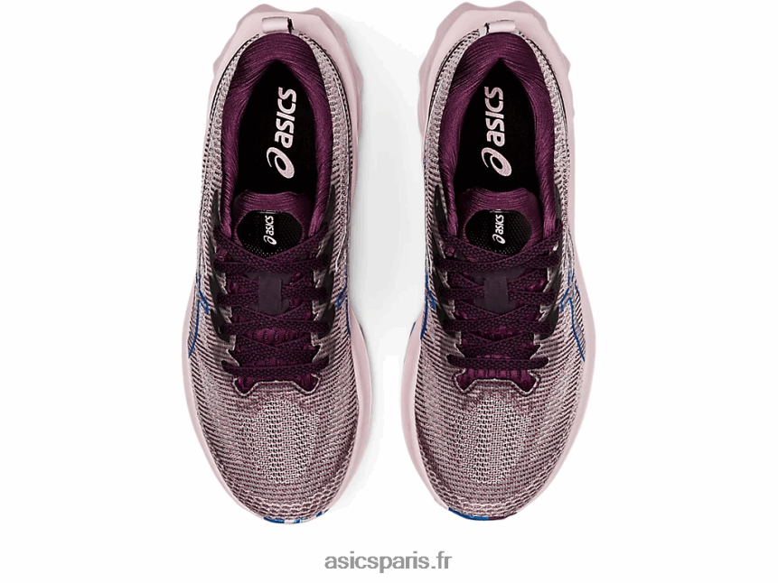 femmes Asics novablast 2 le BXL8B23527 prune profond/rose à peine